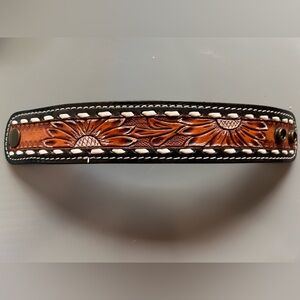 Leather cuff bracelet